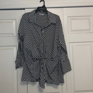 Neiman Marcus - Black & White Blouse